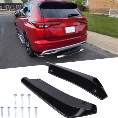 For Mitsubishi Outlander Rear Diffuser Spats Splitter Bumper Spoiler Wrap Angle • £19.11