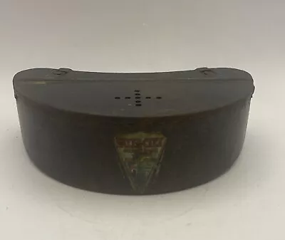 VINTAGE Falls City Metal Tin Belt Fishing Tackle Bait Box Minnow Made In USA • $9.95