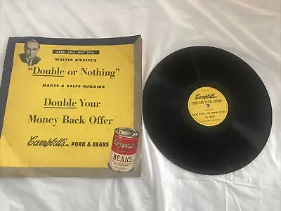 CAMPBELLS”Pork And Beans Review” PROMO 78 Rpm-O’KEEFE& Andrew Sisters RARE VG++ • $179.99