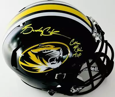 Brady Cook Signed Missouri Tigers Full Size Rep Helmet Mizzou Autograph Bas K121 • $269.99