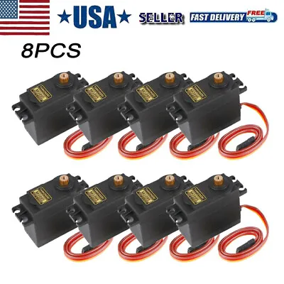 8Pcs 35KG Metal Gear Digital Servo Coreless HIGH TORQUE SPEED Waterproof For RC • $51.99