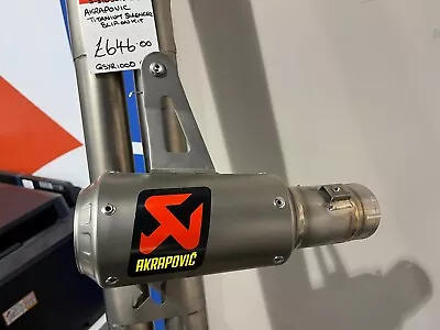 £640 • Buy New Genuine Akrapovic Tit Slip On Mega Phone Exhaust Suzuki Gsxr1000 S-s10so13