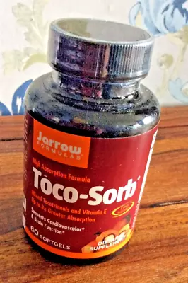 £22.99 • Buy Jarrow Formulas Toco-Sorb, Mixed Tocotrienols And Vitamin E, 60 Softgels