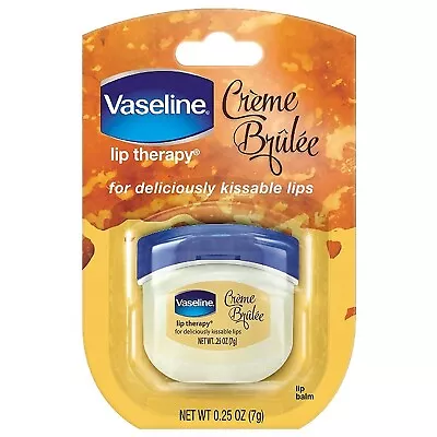 Vaseline Creme Brulee For Deliciously Kissable Lips 0.25Oz Each • $6.75