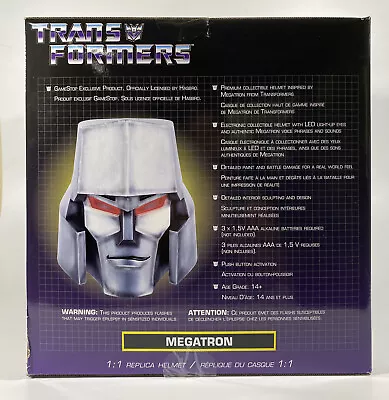 New GameStop Exclusive Modern Icons Transformers G1 Megatron 1:1 Replica Helmet • $197.97