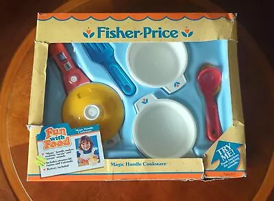 Brand New Fisher Price Fun With Food Magic Handle Cookware Vintage 1989 New • $89