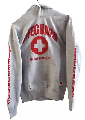 LIFEGUARD Officially Licensed Ladies Medium Myrtle Beach Hoodie Grey LOOKS NEW • $13