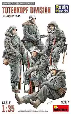 Miniart 1:35 Scale Model Kit Figures TOTENKOPF DIVISION. KHARKOV 1943 MIN35397 • £12.40