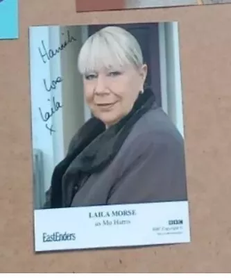 Eastenders Signed Cast Card Laila Morse Dedicated  • £2.99