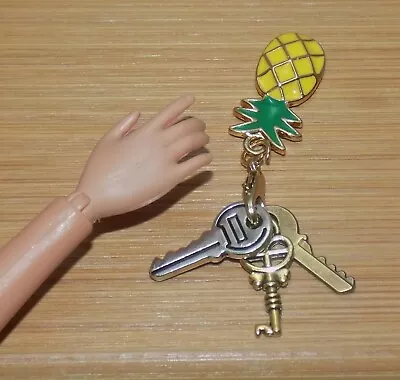 $5 • Buy Barbie Doll Pineapple Car Keys Keychain Fashionista Dreamhouse Model Integrity