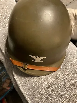ORIGINAL VINTAGE WAR MOVIE/FILM U.S ARMY M1 Helmet • £99.99