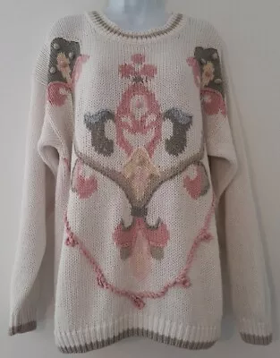 Vintage Women's Large DB Sport Knit Sweater Rare Ramie/Cotton  • $25