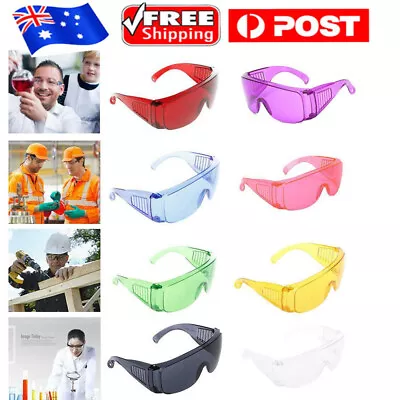 Protective Safety Glasses Eye Protections Goggles Eyewear Lab Work PC Lens • $8.83