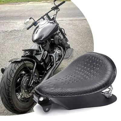 $69.83 • Buy Motorcycle Leather Bobber Solo Seat Base For Yamaha V-Star 250 650 950 1100 1300