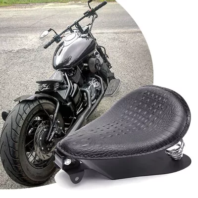 Motorcycle Leather Bobber Solo Seat Base For Yamaha V-Star 250 650 950 1100 1300 • $69.83