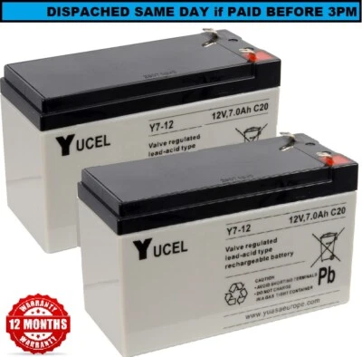 £35.85 • Buy 2x Replacement BATTERIES For Oxford Mobility,Voyager 420 Hoist.- Replacements
