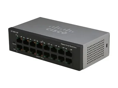 CISCO SF100D-16P 16 Port POE Switch - No Power Supply - Free UK Shipping • £30