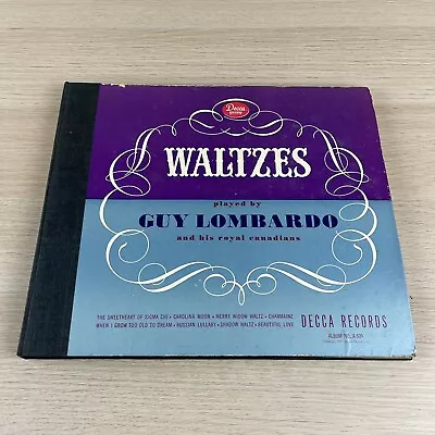 10  78 RPM (4) Record Set-Waltzes Played By Guy Lombardo/Decca Album A-509 • $8