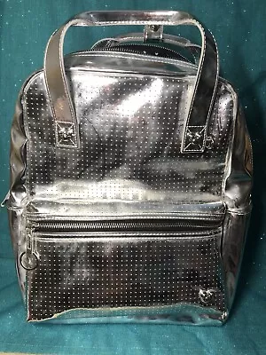 New With Tags Disney Mickey Mouse Icon Limited Edition Silver Flair Backpack • $49.49