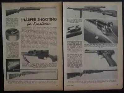 1949 Rifle Pictorial Review Winchester Remington Marlin Stevens Mossberg Colt • $7.89