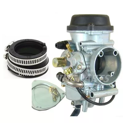 Carburetor & Intake Manifold Boot For Suzuki Quadsport Z400 LTZ400 2003-2007 • $44.95