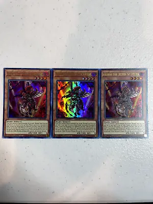 Yugioh Aluber The Jester Of Despia 3x Ultra Rare Gfp2-en097 Playset GFP2 • $19.99