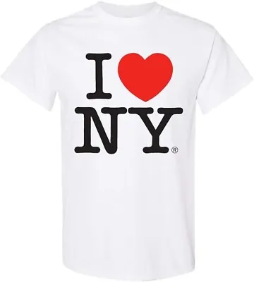 I Love New York Adult T-Shirt (White- S) • $9.79