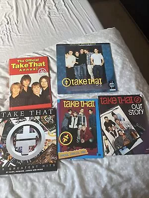 Take That Merchandise 4 Books And Poster Book • £10