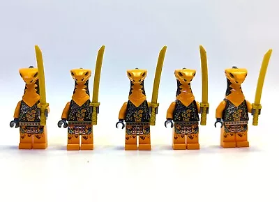 LEGO Ninjago Orange Snake Warrior FIGURE LOT Cobra Mechanic Figures 71765 • $30.75
