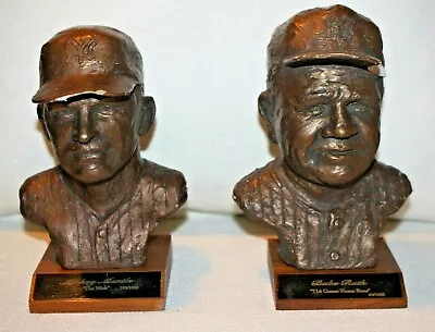 Mickey Mantle & Babe Ruth New York Yankees QCI Bronze Bust Limited Edition  • $374.99