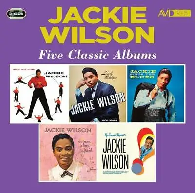 Jackie Wilson : Five Classic Albums CD 2 Discs (2021) ***NEW*** Amazing Value • £6.89