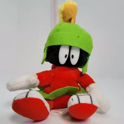 Vintage 1998 Marvin The Martian Warner Bros 6.5” Coin Purse Key Chain Plush Toy • $11.46