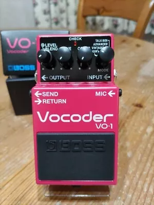 BOSS VO-1 Vocoder Guitar Effector Guitar Effects Pedal From Japan NEW • $200.51