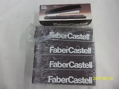 5 - NEW IN BOXES Vintage Faber Castell FC-17 Strip Stapler  Sweden -Grey • $69.99