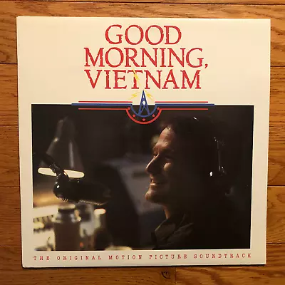 Good Morning Vietnam Soundtrack LP A&M SP 3913 1988 Pressing Robin Williams  VG+ • $17.99