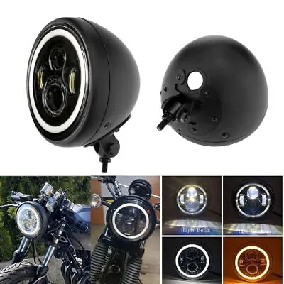 7  LED Headlight & Housing Bucket For Yamaha V Star 650 XVS650 Custom 1100 950 • $85.99