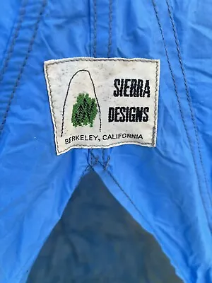 Vtg 70s Sierra Designs Glacier Backpacking Tent Berkeley California RARE • $250