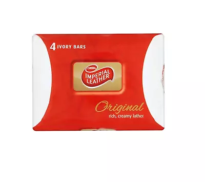IMPERIAL LEATHER SOAP ORIGINAL (4X100G) X 1 • £6.39