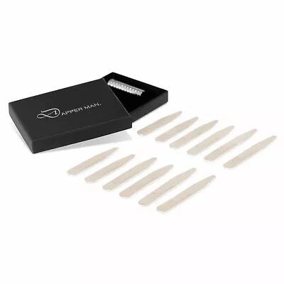 Magnetic Collar Stays - 6 Pairs With Magnets - Multi-Size Pack - Shirt Accessory • $21.28