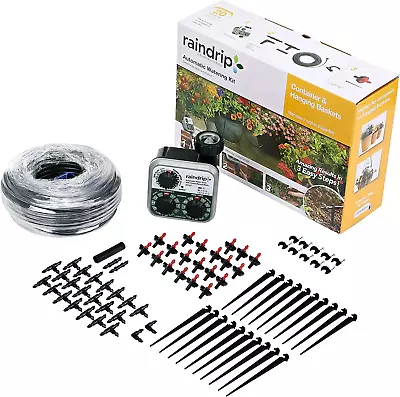 R560DP Automatic Drip Irrigation Watering Kit Timer Containers Hanging Baskets • $44.50