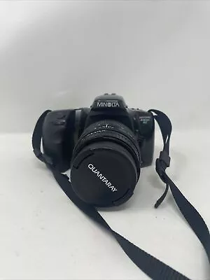Minolta 35mm Film Camera Maxxum 430si RZ  W/ Quantaray Aspherical 28-80 Lens • $24.99