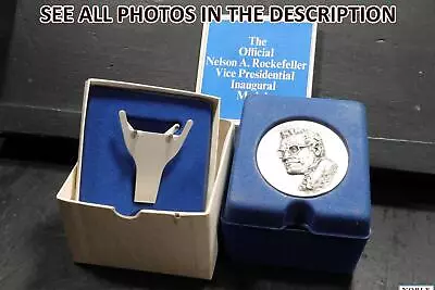 $10.50 • Buy NobleSpirit No Reserve (CO) Rockefeller Inaugural Medal .999 Fine Silver #1948