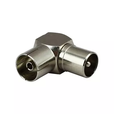 £2.78 • Buy Right Angled TV Aerial Male Connector - 90 Degree RF Coaxial Plug Adapter Ku