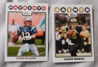 $1 • Buy 2008 Topps #1-220 Football Card Pick One