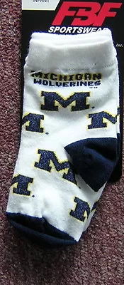 Michigan Wolverines Baby Infant Socks FREE SHIPPING • $11.99