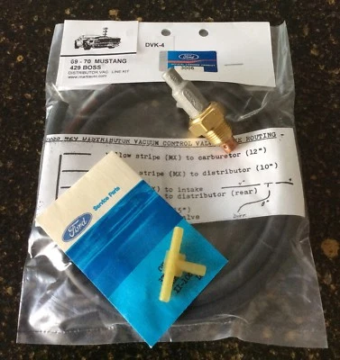 $349 • Buy Original FoMoCo D0AE-A 1970 Boss 429 Mustang Vacuum Tree 3-H-70 W/ DVK Hose Kit!
