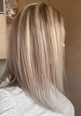 $35.14 • Buy L Part Ash Blonde Bob Wig Lace Front Wigs Side Part For Women Fashion Blonde Wig