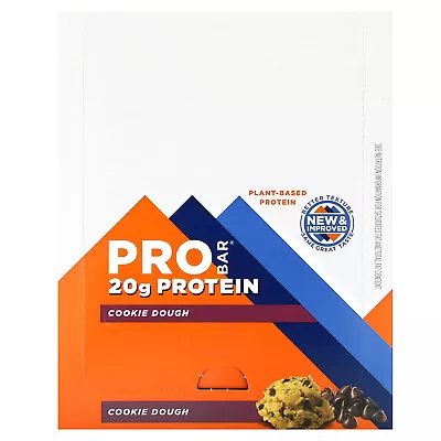 Protein Bar Cookie Dough 12 Bars 2.47 Oz (70 G) Each • $35.64