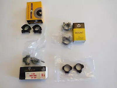 Lot Of 4 Leupold / Weaver 1  Scope Rings NOS • $29.95