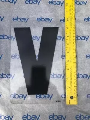 8 Inch Zip Letters Changeable Outdoor Signage Marquee Letters Letter V • $8